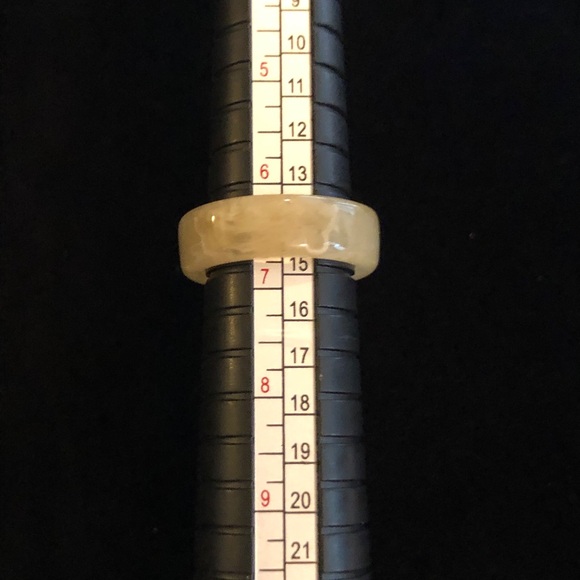 Elegant Multi-Color Bohemian Style Acrylic Resin Rings Stackable Set - Picture 6 of 8